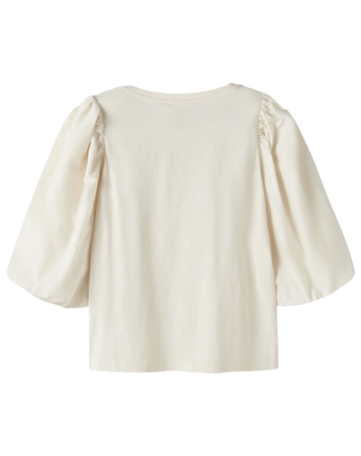 Name It - NKFKomha Top - Antique White